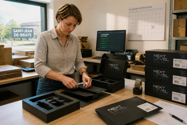 Emballage e-sport gaming Orléans