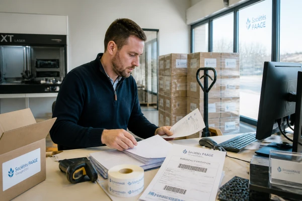 Gestion administrative flux logistique emballage Loiret